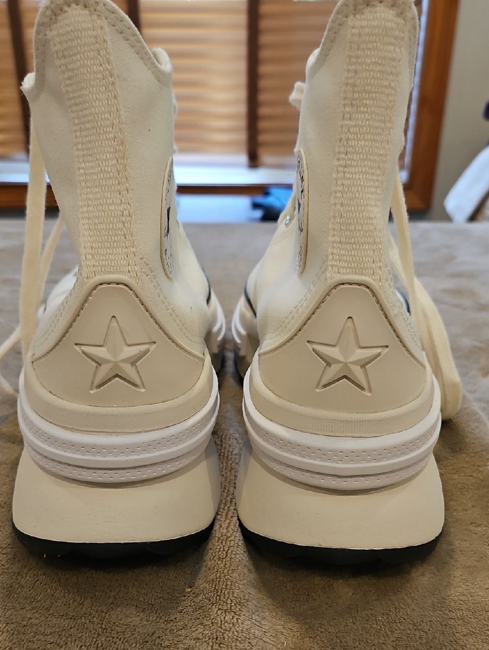 NWT Converse Off-White High-Top Canvas Sneakers - Picture 3 of 7